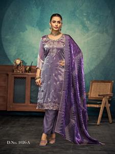 Elegante conjunto de diseño Salwar Kameez para mujer con bordado pesado disponible a precios asequibles de la India - Product Image 6