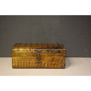 Industrial Style Iron Trunk for Living Room Furniture - Product Image 4