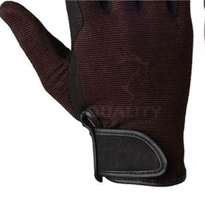 Equestrian Riding Gloves with Elastic <b>Cuff</b> Comfortable Fit Horse Riding Gloves for Daily Use and Events - Product Image 6