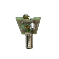 Módulo de Conector Hembra para TV F-81, Modelo PCBA TV04 para Aplicaciones de TV y Satélite, Reino Unido/UE, 45.3x22x32.8mm