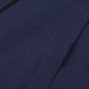 เสื้อฮู้ดผ้าฟลีซของผู้ชายผ้าคอตตอนมีซิปพิมพ์ลายแบบถักกันหด - Product Image 5