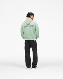 Hoodie tricoté surdimensionné personnalisé pour homme, en molleton de coton épais, avec imprimé au dos et boutons-pression, vente en gros - Product Image 5