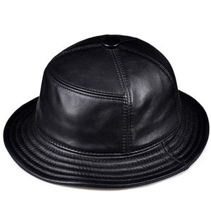 Sombrero de pescador de cuero Reversible de alta calidad para viajar, sombrero de pescador transpirable de Color negro para hombres y mujeres - Product Image 3