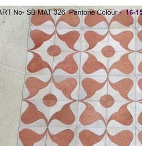 Piel de vaca con pelo, color bronce oscuro, de primera calidad, superventas, con diseño de patchwork hecho a mano, duradera, personalizable, para decoración del hogar, sin marca. - Product Image 2