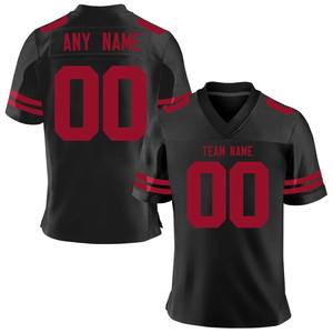 Custom American Football 3D Printed Polyester Jersey Team Name Number <b>Stitched</b> Football Shirt Mesh Breathable Rugby Jersey - Product Image 5