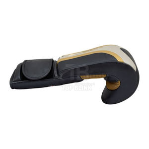Gants de boxe en cuir sur mesure à la mode avec fermeture à lacets avec logo personnalisé évacuant l'humidité-Utilisation en salle de sport/boxe de haute qualité - Product Image 6