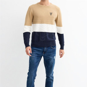 Nouveauté : Pull en maille pour homme, design personnalisé, 100 % coton, motif uni, vente directe d'usine, soldes d'hiver, vente en gros - Product Image 1