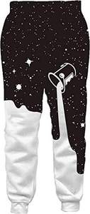 Pantalones Deportivos Casuales de Lona Ligera de Cintura Alta para Hombre, Sublimados, Cómodos, Transpirables, de Secado Rápido, con Cordón Ajustable - Product Image 2