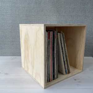 CAJA DE ALMACENAMIENTO DECORATIVA CUBED para una elegante organización de discos - Product Image 2