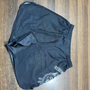 Grappling Mma Shorts, blanc personnalisé sublimé Mma Shorts blanc personnalisé marque vêtements de sport hommes DHL 10 pièces Double couche Shorts Mma - Product Image 2