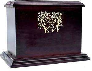 โกศเผาไม้สำหรับงานศพชายและหญิงโกศทำด้วยมือทันสมัยสำหรับงานศพตกแต่ง - Product Image 2