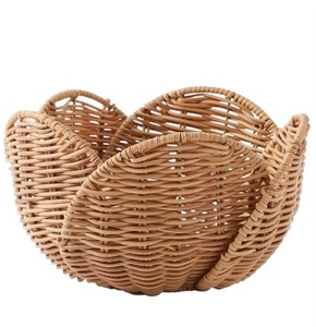Stylish Unique Rattan <b>Bowl</b> Multipurpose Woven <b>Bowl</b> for Kitchen <b>Snacks</b> Fruits Nuts Salad Tabletop Home Display From INdia - Product Image 4