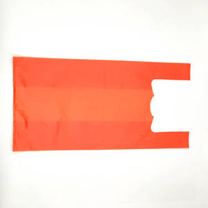 Precio barato, duradero, reciclable, a prueba de fugas, resistente al desgarro, bolsas de plástico para camisetas con su propia impresión de logotipo - Product Image 1