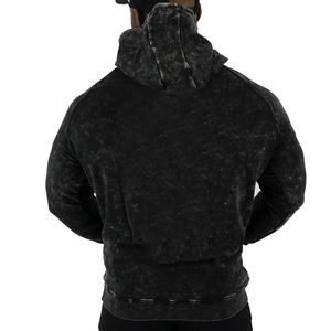 Fabricant direct 100% coton sur mesure Sweats à capuche à manches longues délavés à l'acide Matériau durable Meilleure conception Lavage à l'acide de haute qualité - Product Image 5