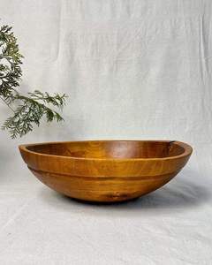 Juego de 2 cuencos desechables de madera Sheesham para cocina, cuencos multiusos para servir sopa y fideos en el desierto de 5 pulgadas en marrón - Product Image 4