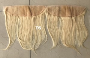 Extension de cheveux naturels Remy, Top indien, vierge, couleur blond 613, Lace Front Transparent, qualité supérieure - Product Image 6