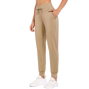 Full Length Women's <b>Trousers</b> Sports Running Casual Wear High Waist Sweat Women <b>With</b> <b>Pocket</b> Cheap Price Top Quality Women <b>Trouser</b> - Product Image 2