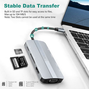 Cargador USB Multipuerto 8 en 1 con Adaptadores y Conectores de Carga Rápida PD - Product Image 2