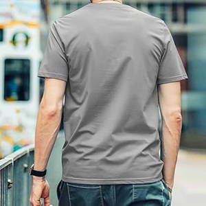 Camiseta de hombre de la mejor calidad, camiseta de hombre de nuevo estilo hecha a medida de Color liso, camisetas transpirables de buena calidad para hombre de Dress Sports - Product Image 4