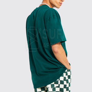 เสื้อยืดโอเวอร์ไซส์ผู้ชายสไตล์สมาร์ทแคชชวล ใส่ได้ทุกวัน สวมใส่สบาย ระบายอากาศดี ผลิตจากผ้าฝ้ายถัก 100% เป็นมิตรกับสิ่งแวดล้อม เหมาะสำหรับฤดูร้อน - Product Image 2