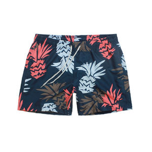 Short de bain pour hommes imprimé sur mesure du fabricant professionnel Short de bain à sublimation extensible dans les 4 sens motif solide non tissé - Product Image 5