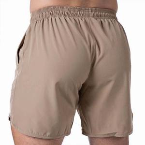 Pantalones Cortos Deportivos Tejidos, Deportivos, Casuales, de 5 Pulgadas, Color Sólido Personalizado, Talla de Algodón, Ropa para Hombre, Bolsillos, OEM - Product Image 2