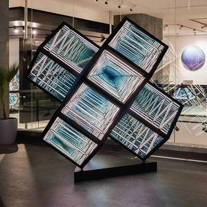 Infinity Cyber Mirror Lumière LED Acrylique <span class=keywords><strong>Mille</strong></span> Couches Abyss Mirror Vitrines Infinity Abyss Mirror Sign - Product Image 3