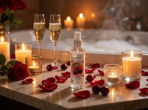 Lubricante a Base de Agua con Sabor a Cereza, Botella con Atomizador de 200 ml, Ecológico, a Base de Plantas Naturales Puras para Uso Adulto - Product Image 2