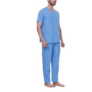 Tenue d'hôpital unisexe de qualité supérieure en tissu pur, prix abordable, vente en gros, design de combinaison médicale MADE BY HS 2026 - Product Image 4