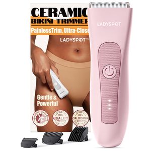 Afeitadora Eléctrica para Mujer con Cabezal de Cuchilla de Cerámica Reemplazable, Recortadora para Zonas Íntimas, Depiladora Corporal - Product Image 2