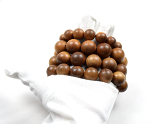 Perles de bois de santal bouddhistes tibétaines, chaîne de prière, perles de bois durables pour la pratique spirituelle, perles en vrac pour la fabrication de bijoux - Product Image 3