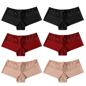 6Pcs/Set Women's Lace Boxers <b>Seamless</b> Underwear for Woman Boyshorts Safety Shorts Under the Skirts Female <b>Panties</b> Lingerie S-l - Product Image 6