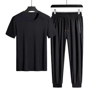 Chándales transpirables cómodos para hombre con estampado de logotipo personalizado y color, último diseño, con pantalones largos, se acepta servicio OEM - Product Image 4