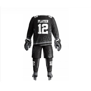 Ensembles de hockey sur glace unisexes réversibles entièrement personnalisés OEM Team Wear pour les joueurs d'entraînement 100% Polyester Quick Dry Breathable - Product Image 5