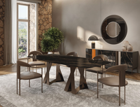 Fauteuil de haute qualité avec cadre en aluminium élégant, revêtement en microfibre, design européen moderne, salon, 100% fabriqué en Italie, VF HOME