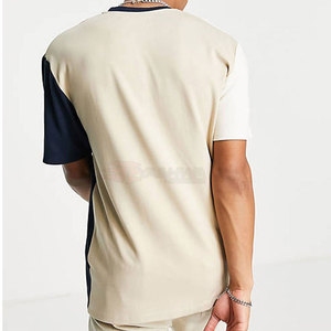 Camiseta Casual Holgada y Cómoda, Transpirable, Talla Personalizada, Fabricada con Algodón y Poliéster de Alta Calidad, Secado Rápido, para Hombre, Lisa - Product Image 2