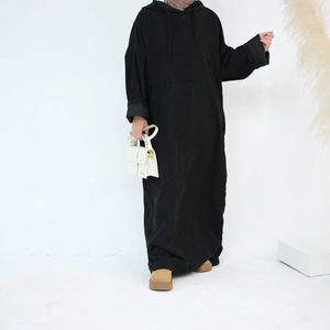 Hot Selling Modest Hoodie Abaya <b>Islamic</b> Clothing Sports Abaya Women Dresses breathable hoodies for woman - Product Image 5
