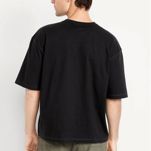 Camiseta de cuello redondo unisex sólida de manga corta | Hecho de 180 GSM algodón peinado comodidad Super suave camisetas para hombres - Product Image 5