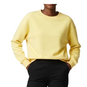 Sweat-shirt à col montant long brodé surdimensionné pour femmes Amarillo, tendance, décontracté, streetwear, hiver, doux, chaud, à porter au quotidien - Product Image 6