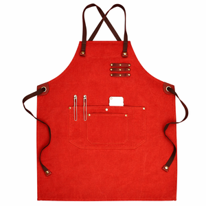 Factory Wholesale <b>Apron</b> Thickened Polyester Cotton Canvas <b>Apron</b> New Household <b>Kitchen</b> <b>Aprons</b> - Product Image 5
