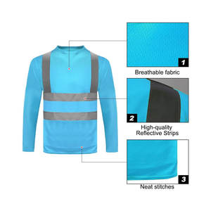 เสื้อเซฟตี้แขนยาวสะท้อนแสงมองเห็นได้ชัดเจน - Product Image 2