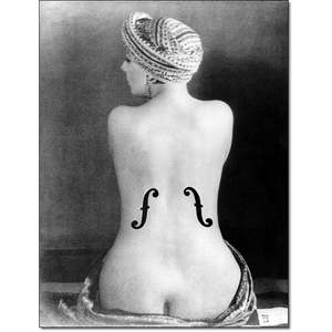 Impresión de arte moderno de Man Ray de 1924: Le Violon D'Ingres - Product Image 1