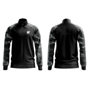 Chaqueta Sublimada con Cierre de Cremallera de Cuarto para Hombre, Ligera y de Alto Rendimiento, para Fitness y Uso al Aire Libre - Product Image 1