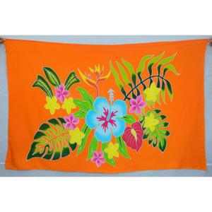 Pareos Hawaianos Pintados a Mano 100% Rayón de Alta Calidad, Ropa de Playa Personalizada al por Mayor, Cubierta para las Islas del Pacífico Asiático HPSU008-03-180 - Product Image 1