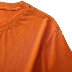 เสื้อยืดแขนสั้นผู้ชายใส่สบายทุกวัน สตรีทแวร์เนื้อหนาพิเศษ ผ้าฝ้าย 100% คอกลม ไม่มีลาย รับผลิตแบบ OEM ODM แบรนด์ส่วนตัว - Product Image 4