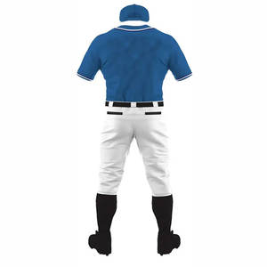 Vêtements de sport vierges ensemble d'uniformes de Baseball jeunesse respirant maillot de Baseball vierge maillots de Baseball pas cher sur mesure - Product Image 3