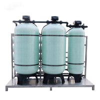 Nouvelle machine à eau purifiée par osmose inverse 3000 LPH, système d'osmose inverse, pompe, 1 an de contrôle PLC, nettoyage automatique/manuel, entreprise, ferme, logement