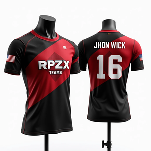 Camisetas deportivas impresas personalizadas para hombre, camisetas de softball, baloncesto, fútbol, camisetas de pesca, ropa de rendimiento transpirable con cuello redondo - Product Image 2