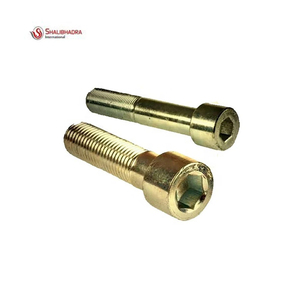 DUTUX-Tornillos de cabeza hexagonal de latón con acabado liso, personalizables al por mayor, para carpintería, techos, tamaños personalizados en pulgadas - Product Image 1