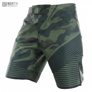 Pantalones Cortos de MMA Personalizados para Entrenamiento de Artes Marciales Masculinas, de Alta Calidad, Secado Rápido, Servicio OEM, Logotipo y Color Personalizados - Product Image 1